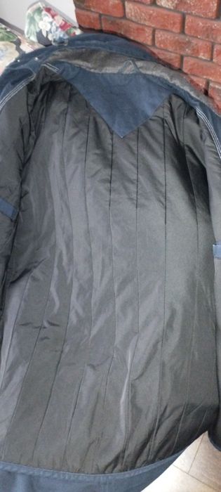 Parka kurtka meska zimowa granatowa xl