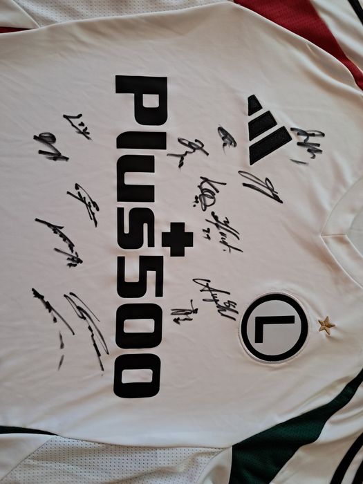Nowa Adidas Legia Warszawa +autografy, L