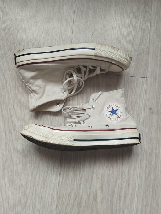 Білі високі кеди Converse Chuck 70