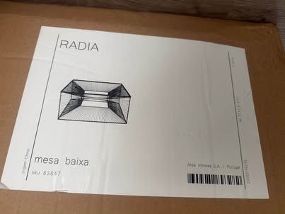 Mesa baixa para sala de estar
