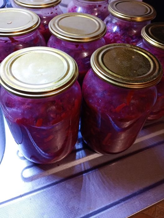 Борщова заправка, салат буряковий.