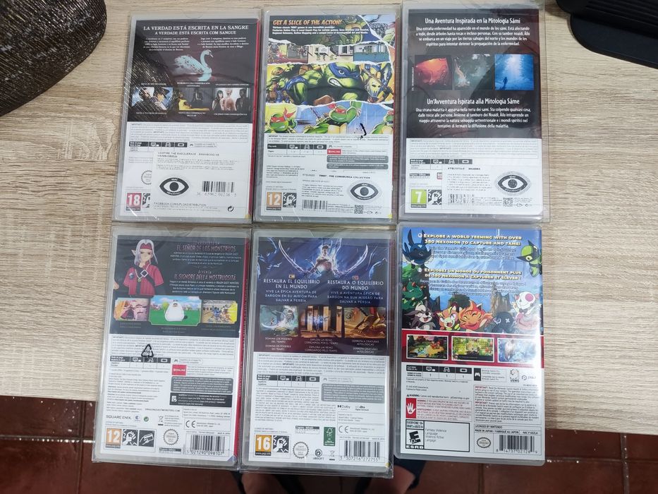 Jogos nintendo switch, dragon Quest,skabma,vampire,, tmnt