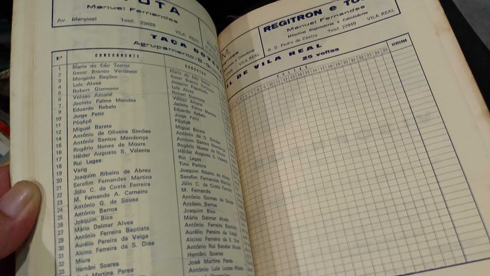 Livro Programa Circuito Internacional Vila Real 1979