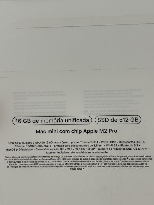 Mac Mini M2Pro 2023 + Acessorios