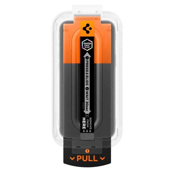 Защитное стекло Spigen Glas.tR EZ FIT Pro для iPhone 16 Pro/17/17 Pro