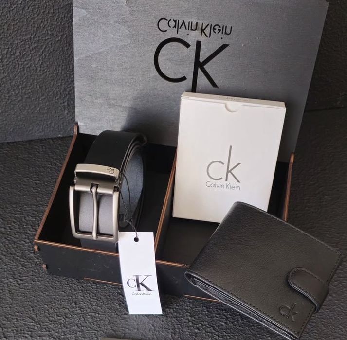 Ремень кошелек мужской кожа набор комплект/ремінь пояс