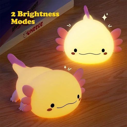 Luz noturna fofa em forma de Axolotl 
Luz noturna fofa de Axolotl
Luz