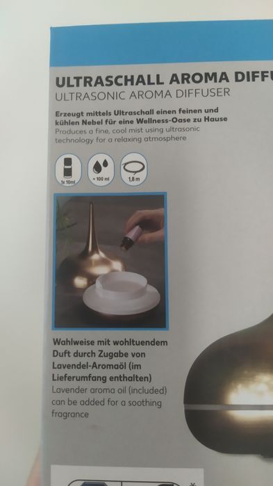 Dyfuzor zapachowy aromaterapia nowy
