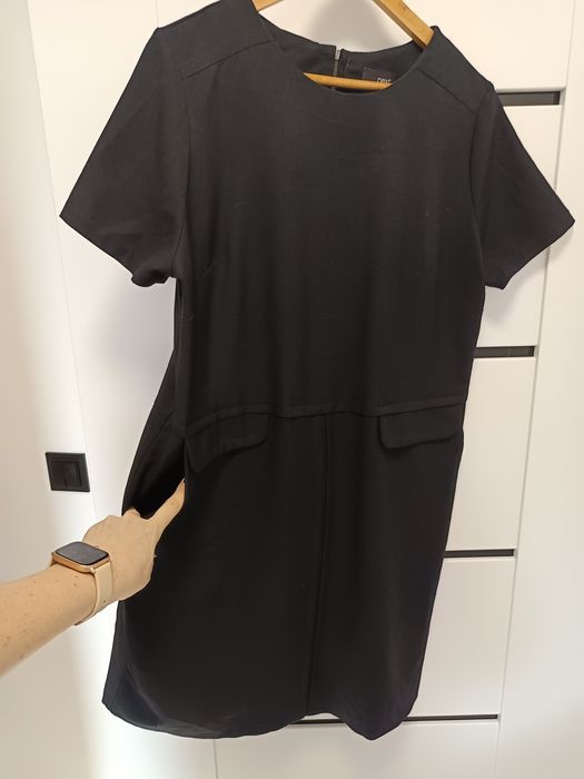 Mała czarna prosta sukienka Next rozmiar 42/44