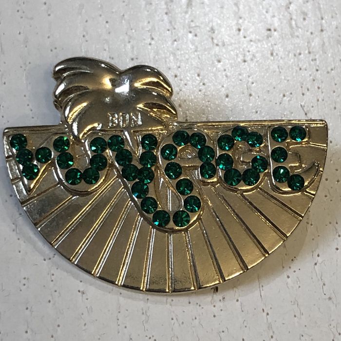 Брошка емаль квіти вінтаж