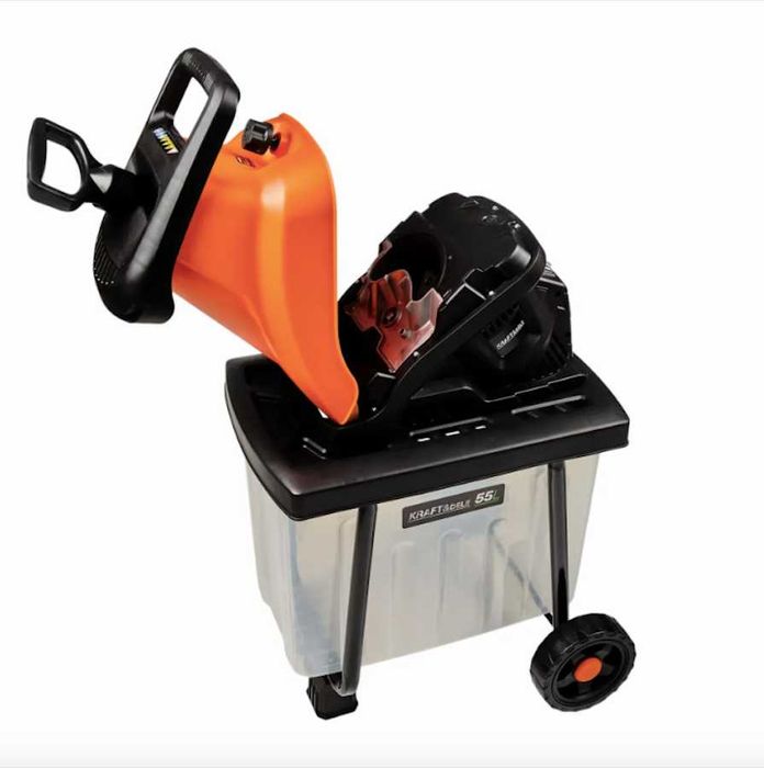 Подрібнювач гілок KRAFT DELE измельчитель веток дробілка електричний
