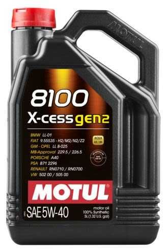 Масло моторне Motul 8100 X-CESS GEN2 5W40 5L