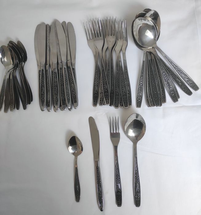 Sztućce - 48 sztuk - plater