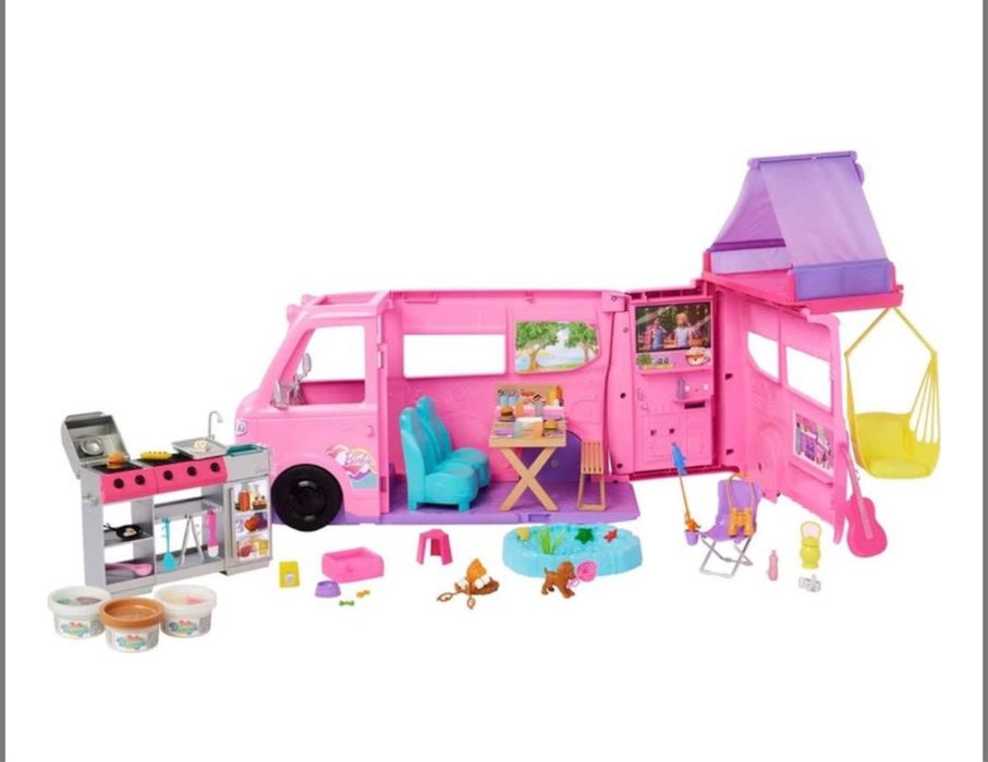 Новий оригінальний автобус Barbie , Кемпер, будинок на колеса. Mattel