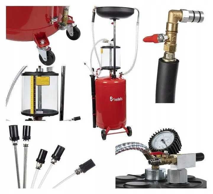 • Установка для зливу та відкачування олії REDATS 80л. •