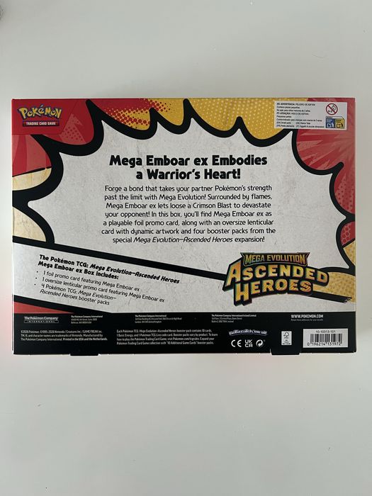 Ascended Heroes - Mega Emboar ex Box