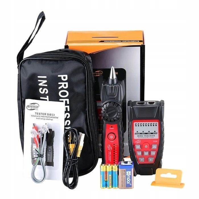 Szukacz Par Kabli Przewodów Tester Sonda Rj45 Gt66