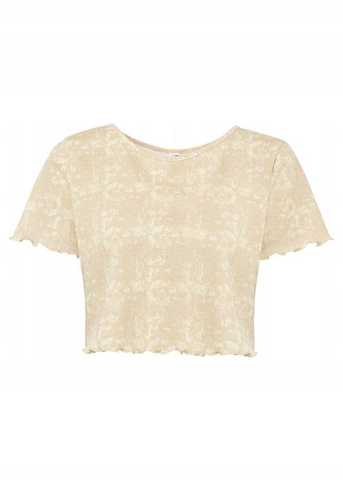 Krótki t-shirt batikowy wzór r.40/42