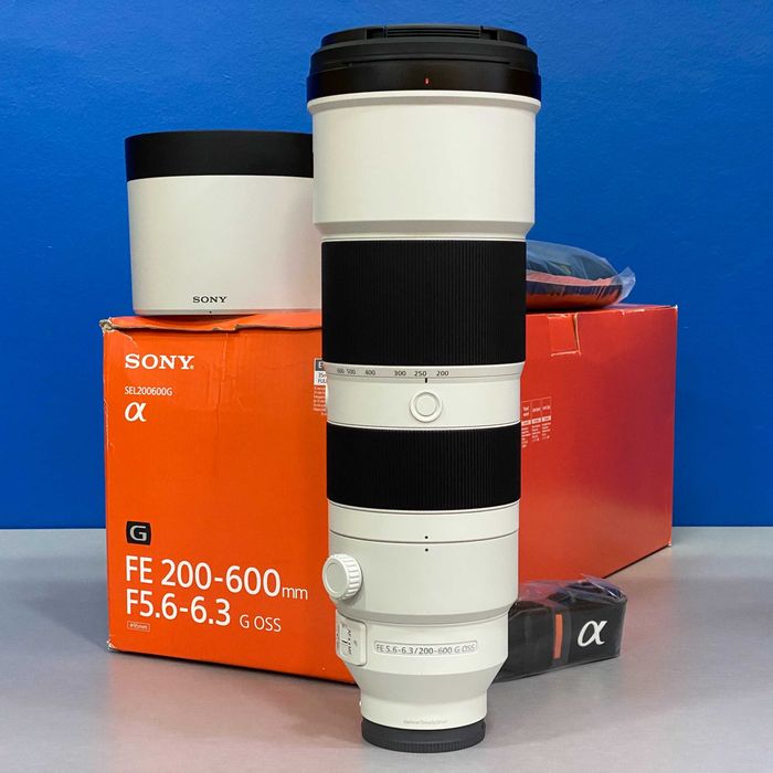 Sony FE 200-600mm f/5.6-6.3 G OSS | NOVA | 3 ANOS DE GARANTIA | Reembolso de 100€
