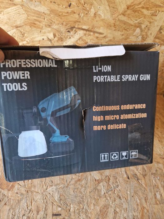 PISTOLET DO MALOWANIA ścian elektryczny malarski 48V 5000mAh Zidpol