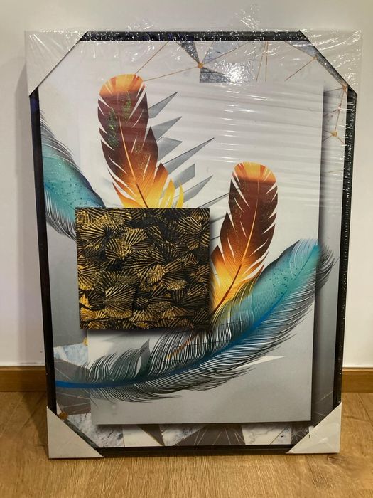 Quadro de pintura penas
