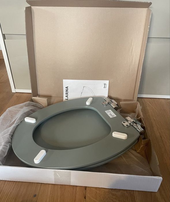Deska do wc klapa sedesowa Ikea Kullarna szara