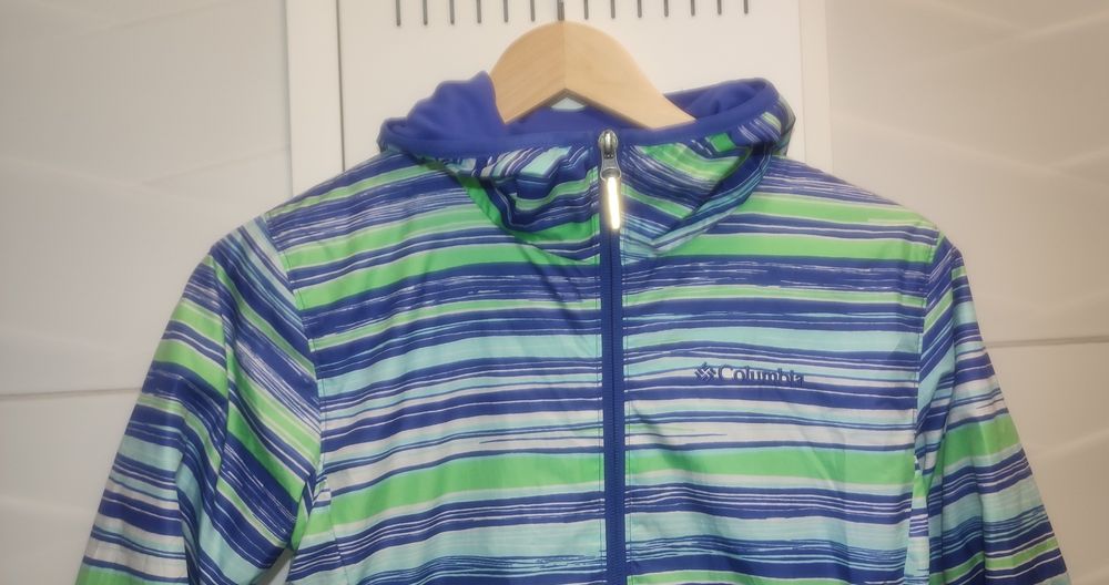 Kurtka Columbia r. 14-16 lat paski