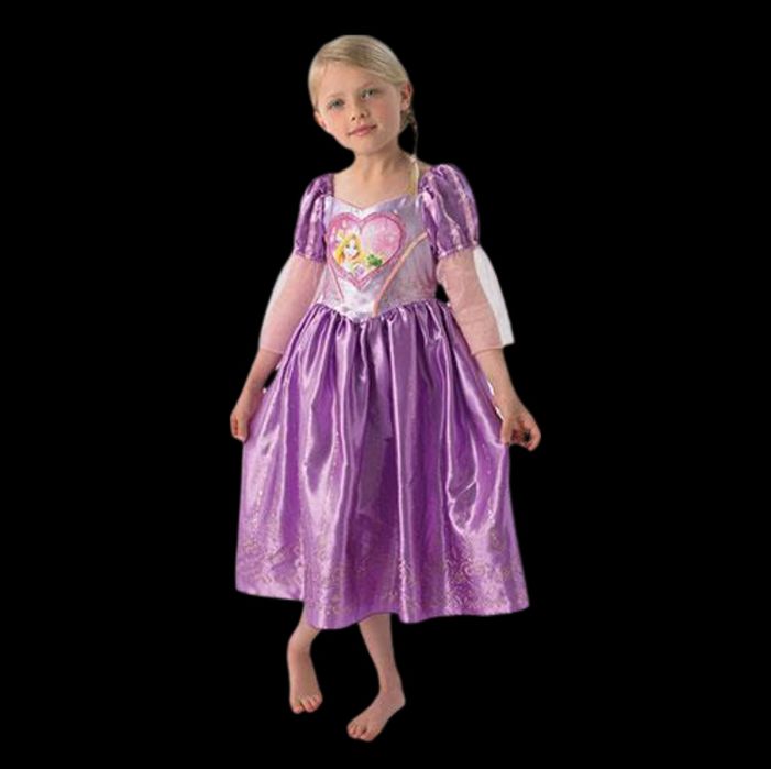 Carnaval: Rapunzel Disney fato vestido 7/8 anos