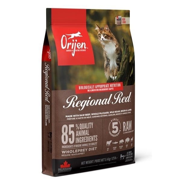 Холістик корм для котів Оріджен ORIJEN Regional Red Cat 1.8 кг 5.4 кг