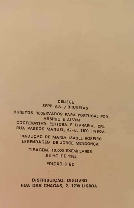 Krostons 1982 Banda desenhada