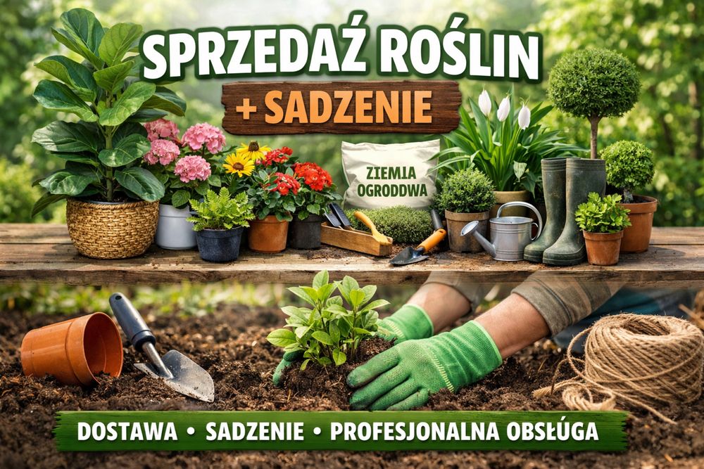Sadzenie roślin | Zakładanie żywopłotów | Usługi ogrodnicze |