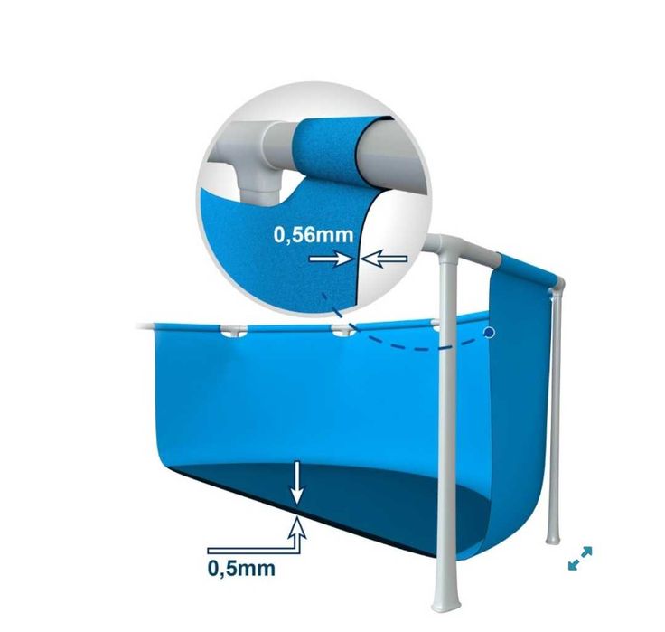 Piscina retangular Intex
