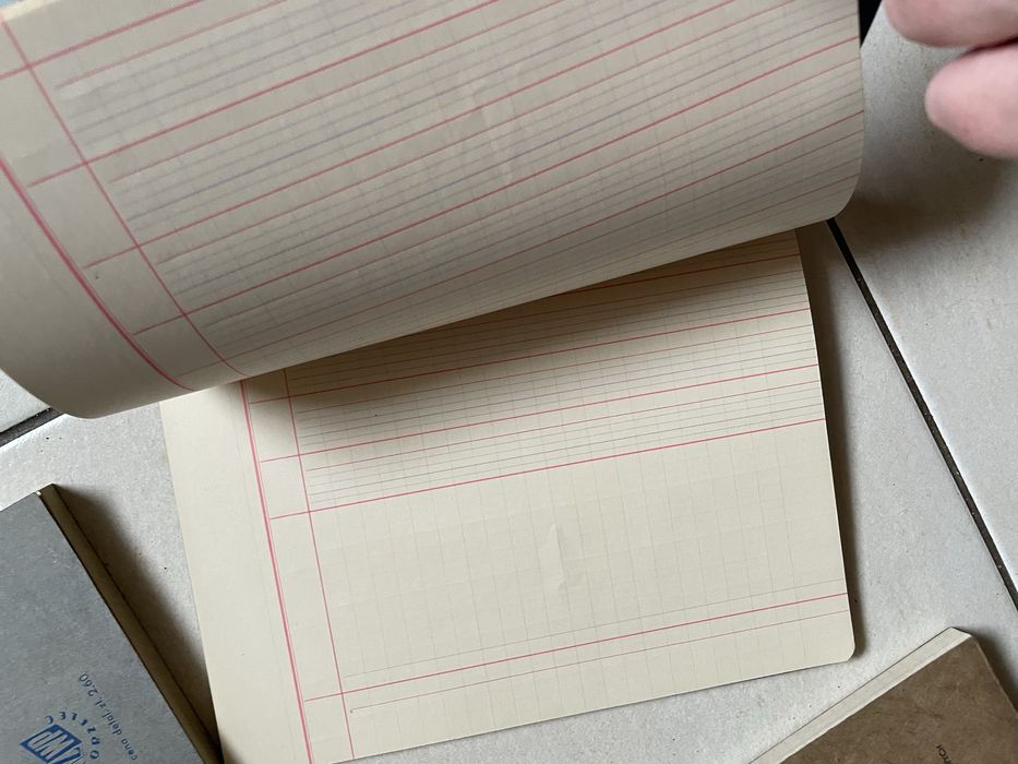 Zestaw papierniczy prl retro nowy