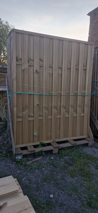 Płot panel lamelowy 150x180 cm