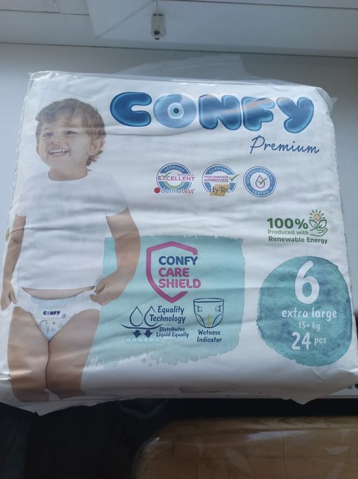 Підгузки/Підгузники/Памперси Confy Premium 6