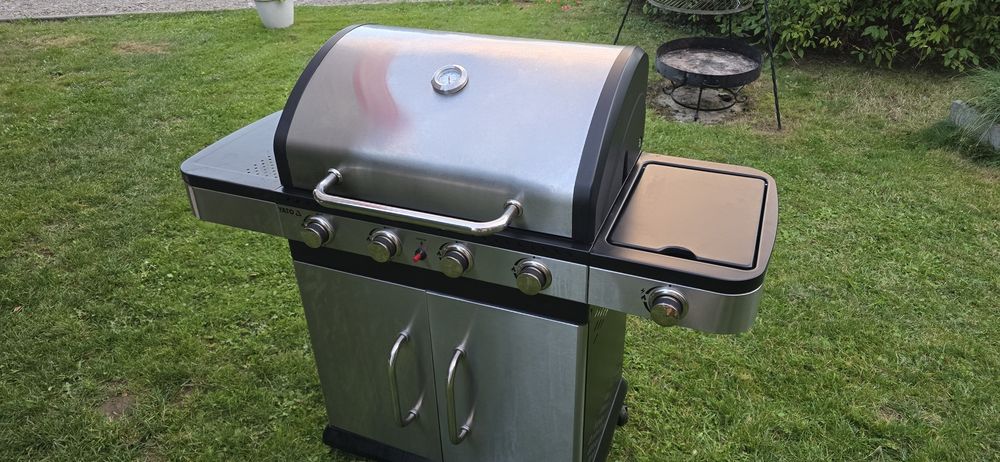 GRILL GAZOWY 4+1, Stal Nierdzewna 14.2KW YG-20019 Yato