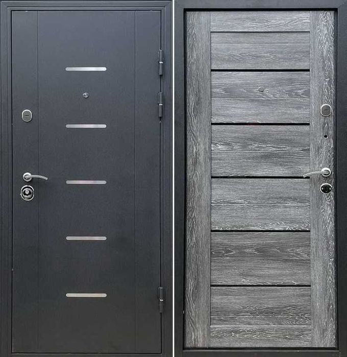 Нові металеві двері.