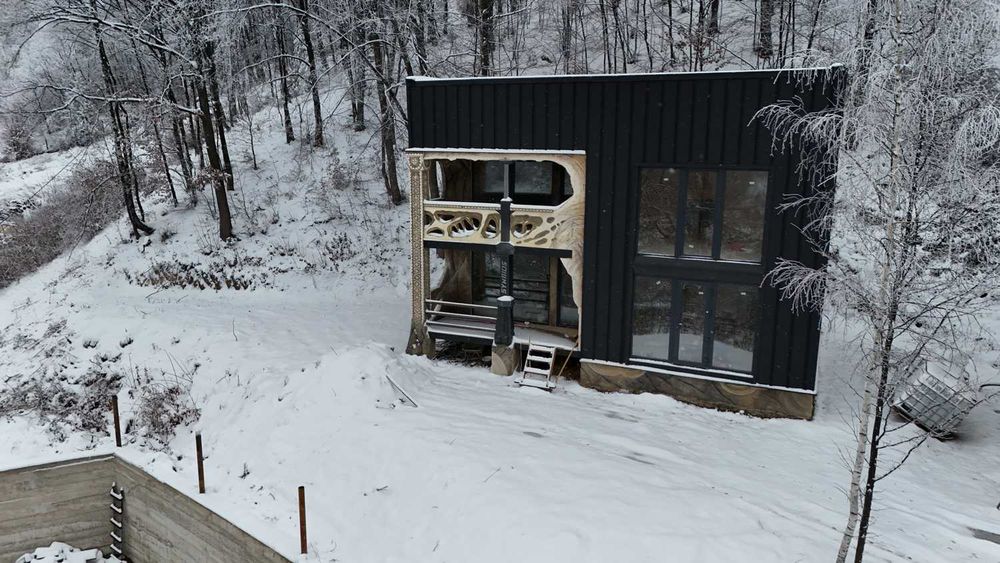 Авторський проект будинку "Symbios" 157 м.кв. в Карпатах Косів