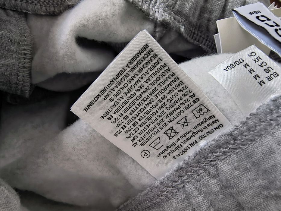 Szerokie spodnie dresowe h&m nowe z metką