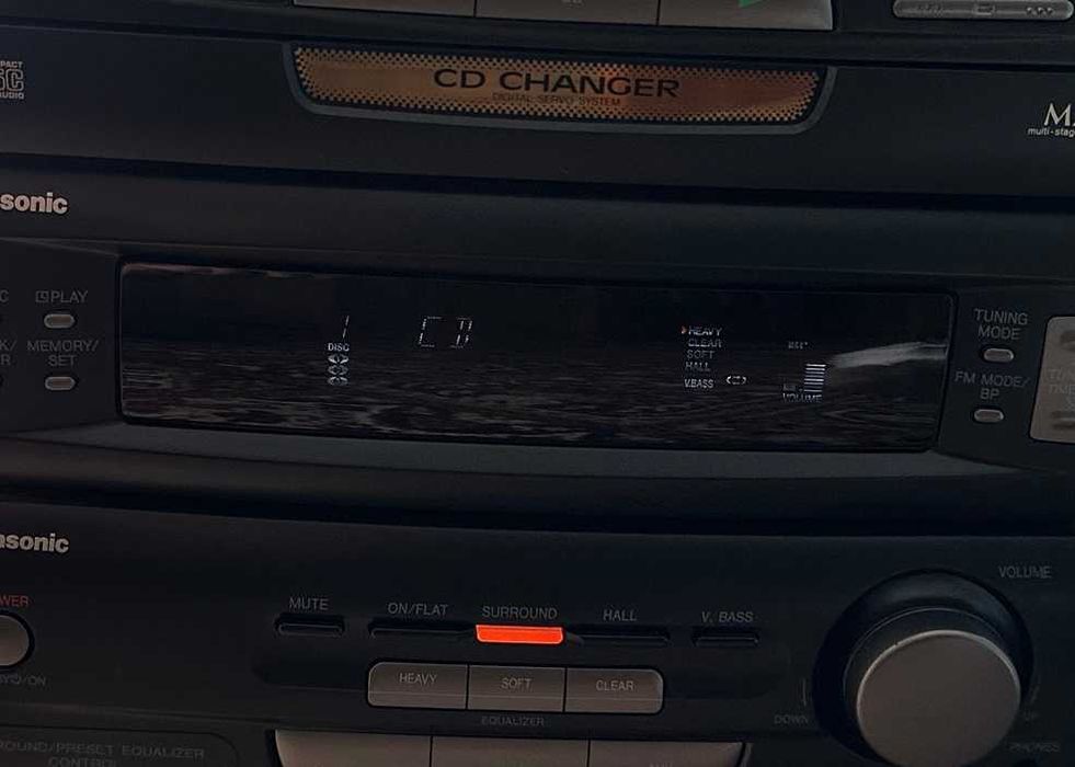 PANASONIC SA-CH72 miniwieża z kolumnami i pilotem, stan bardzo dobry !