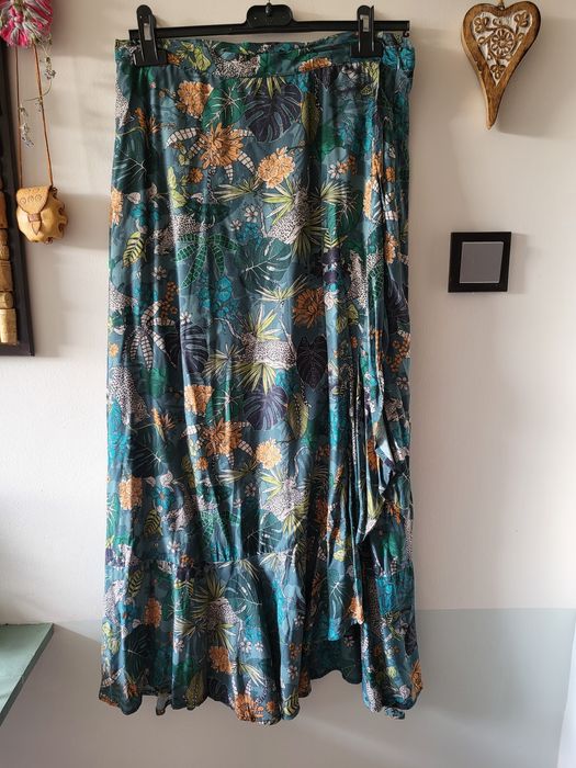 Spódnica Medicine długa zielona safari rozmiar L