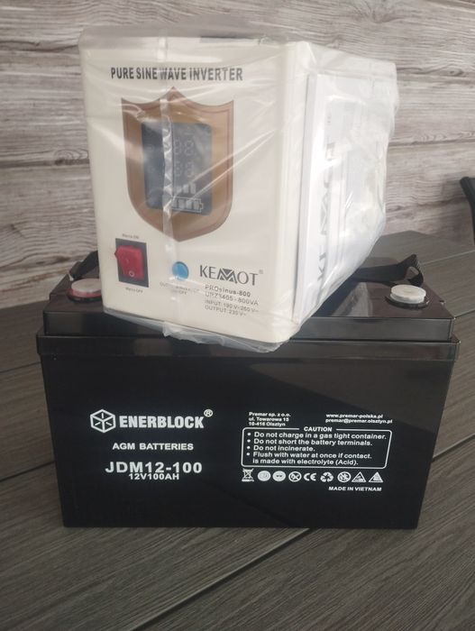 AGM акумулятор Enerblock 12V 100Ah новий для інвертора, ДБЖ, сонячних