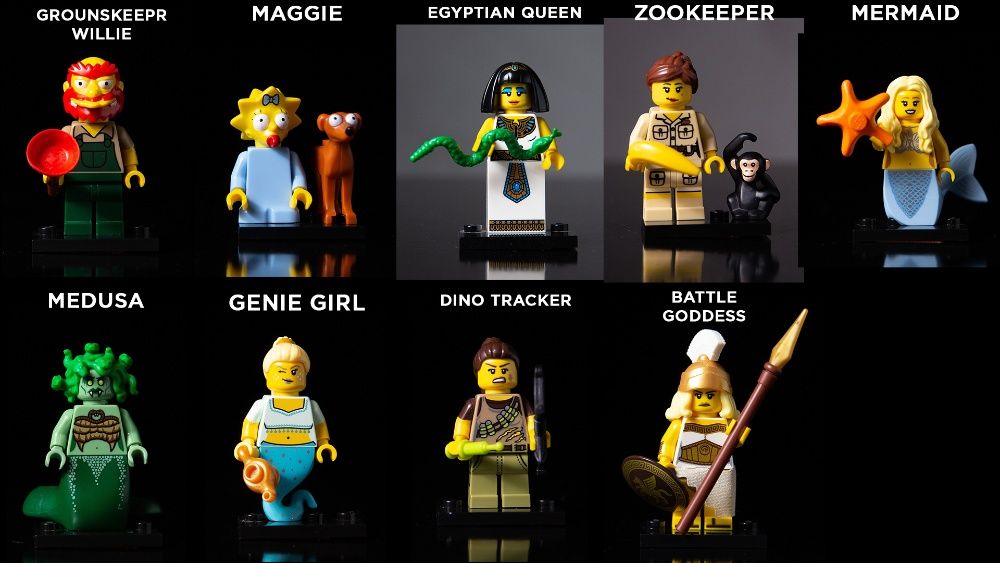 Coleção Lego minifigures - várias