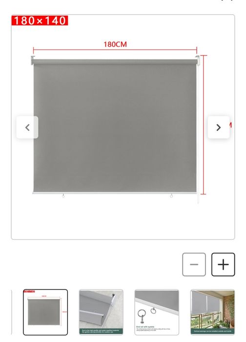 Cortinado rolo a prova agua