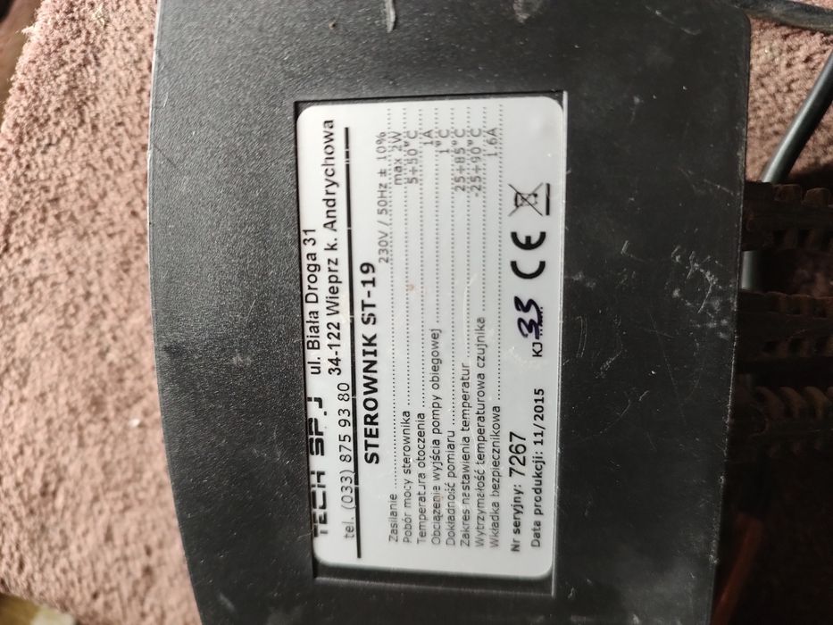 Regulator temperatury c.o.