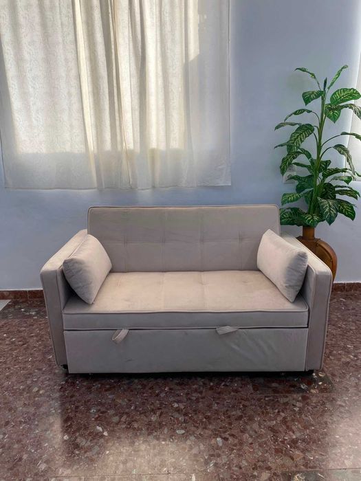 Sofá novo bege - envio grátis