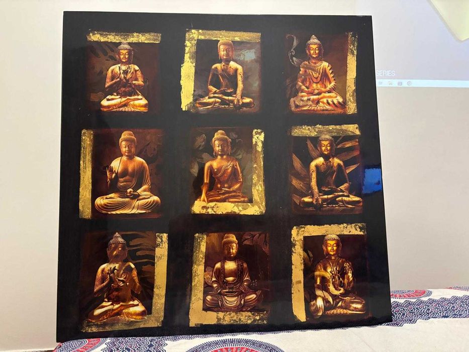 Quadro com 6 Budas426077360856780801
