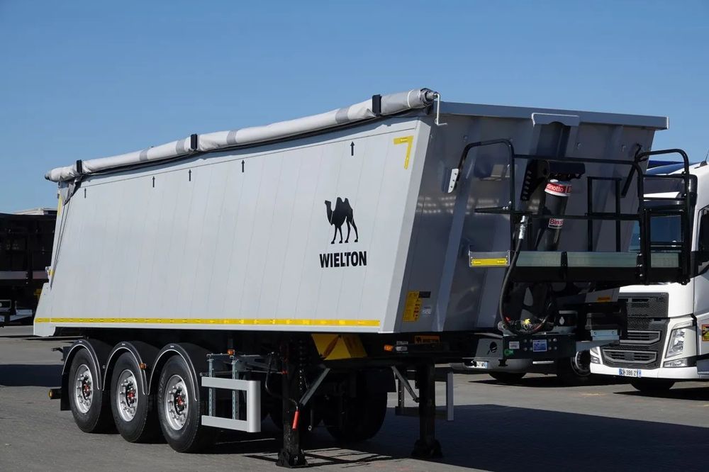 Wielton WYWROTKA ALUMINIOWA 36 M3 / KLAPA / FABRYCZNIE NOWA 2025 ROK / PODŁOGA 7MM / OŚ PODNOSZONA / DOSTĘPNA OD RĘKI