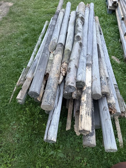 Płot tymczasowy ok 150 mb siatka leśna słupki brama