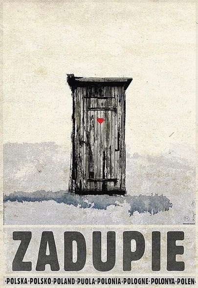 Plakat Zadupie Polska
